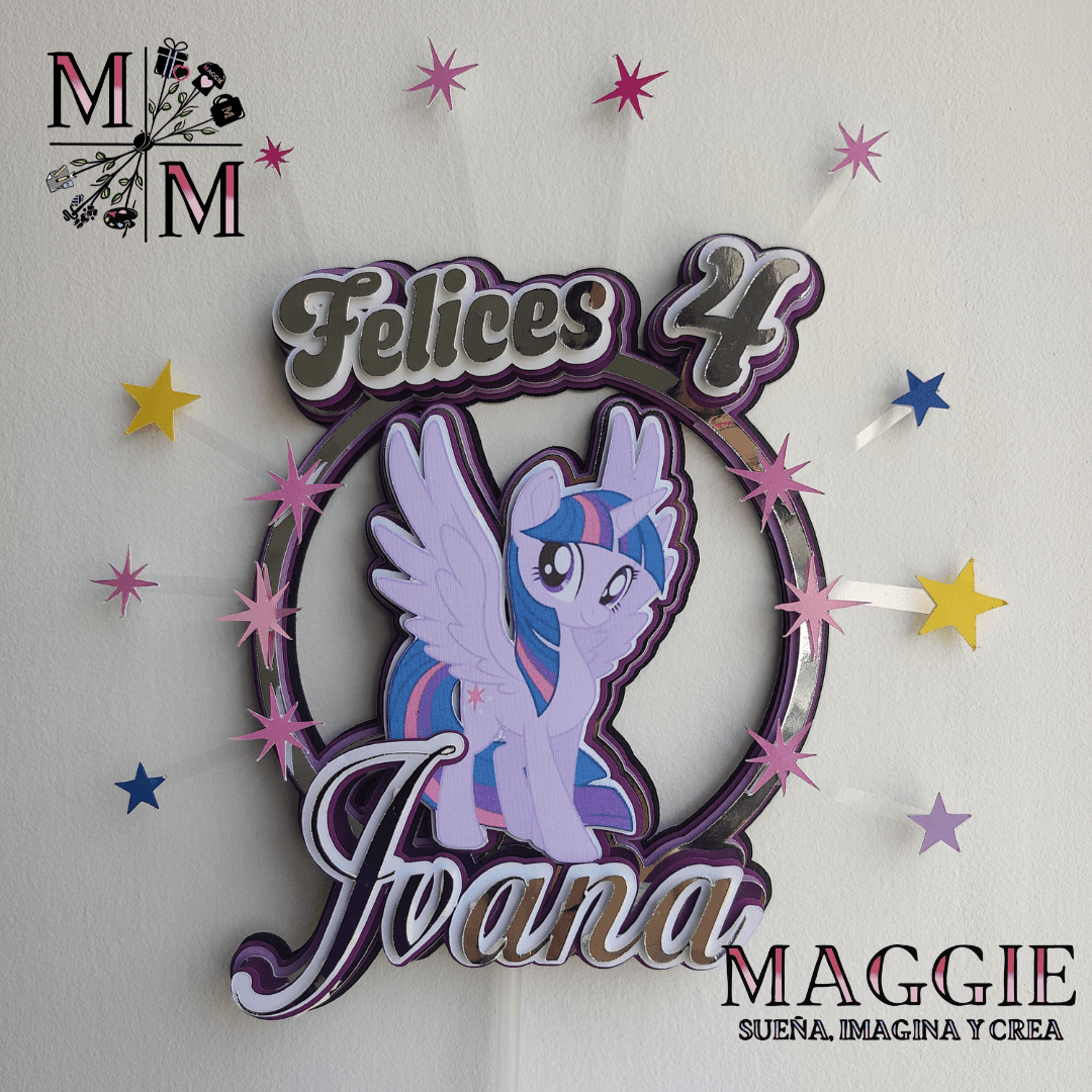 Cake topper My Little Pony 4
