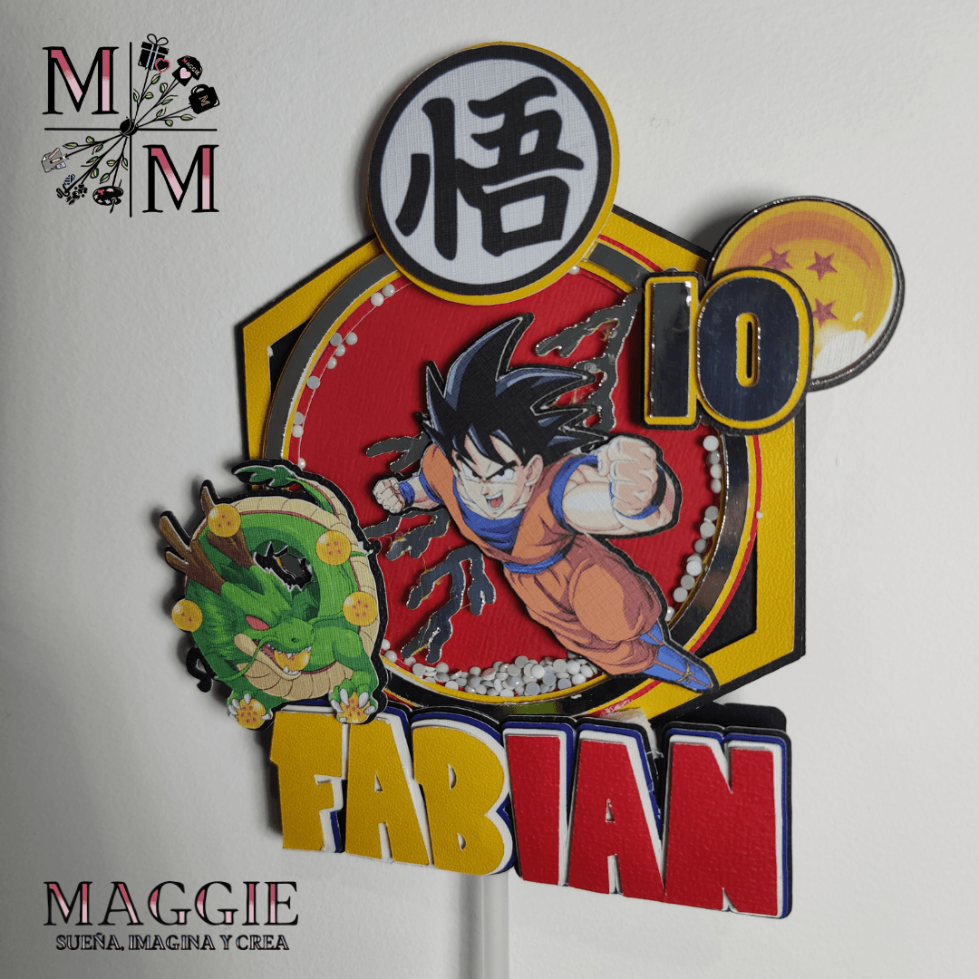 Cake Topper Goku 3
