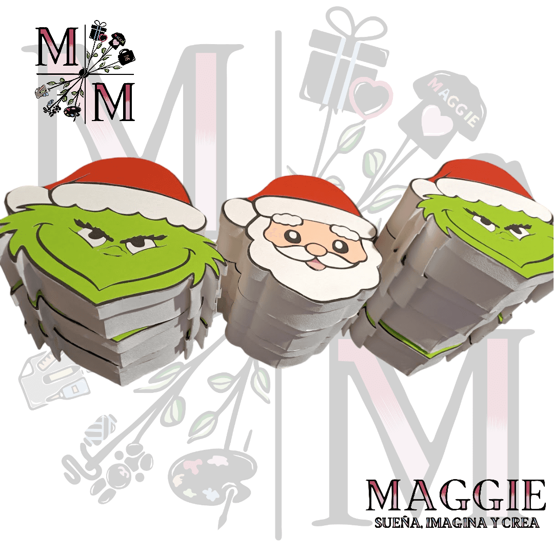 Cajas de Santa y Grinch 2