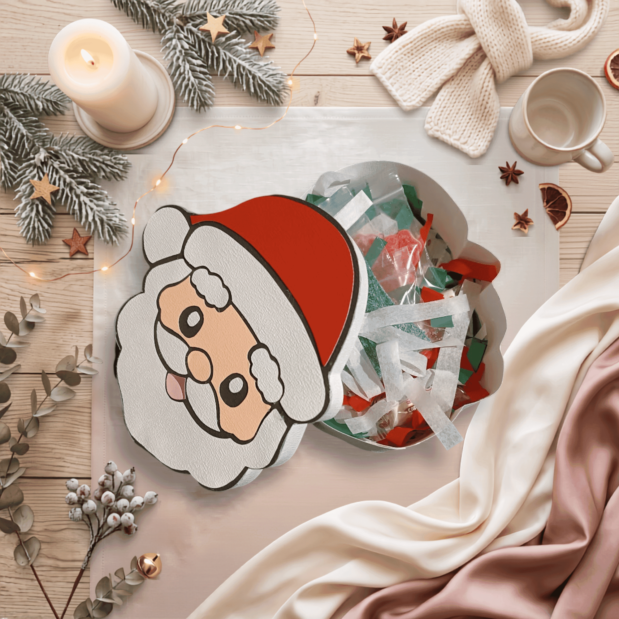 Cajas de Santa y Grinch