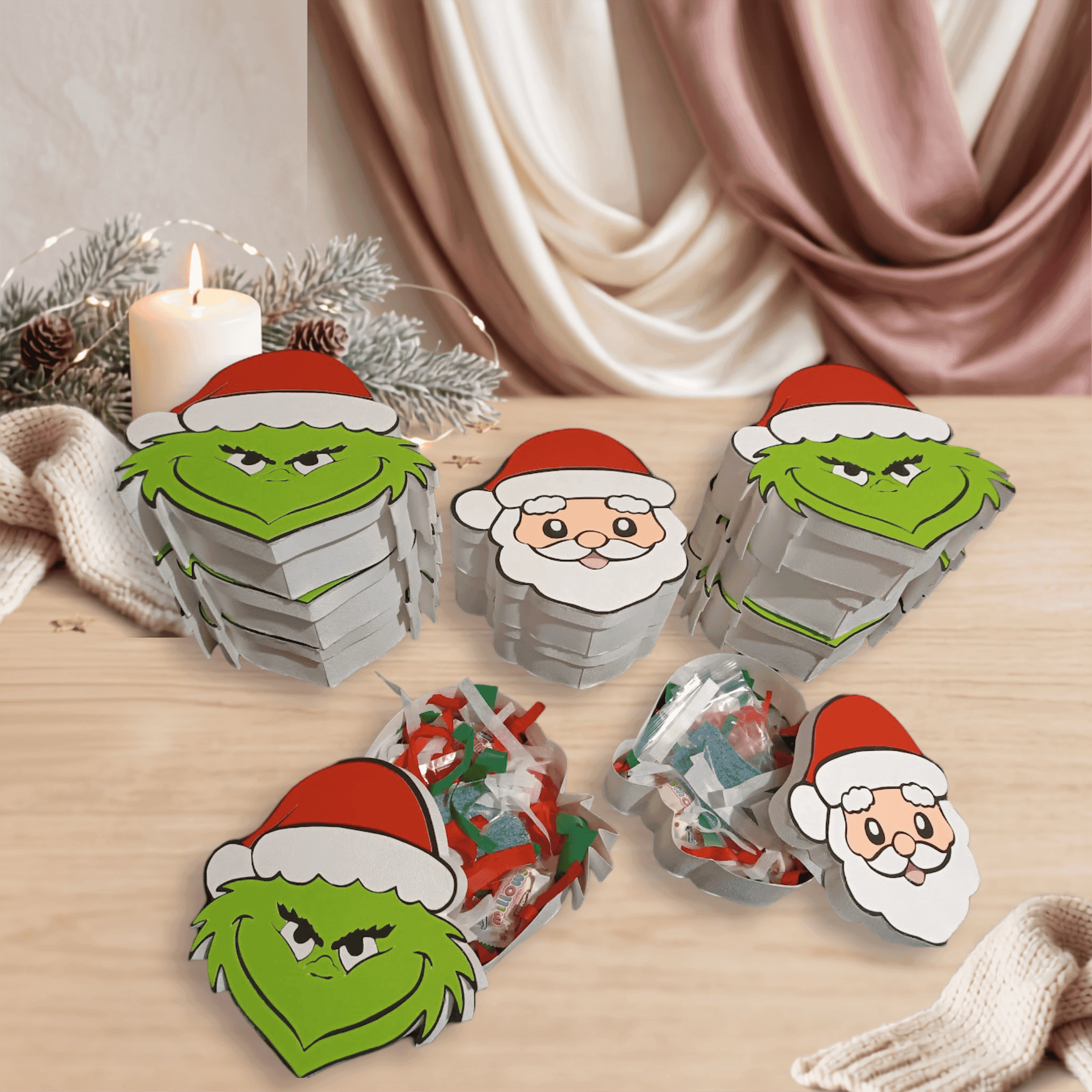 Cajas de Santa y Grinch 5