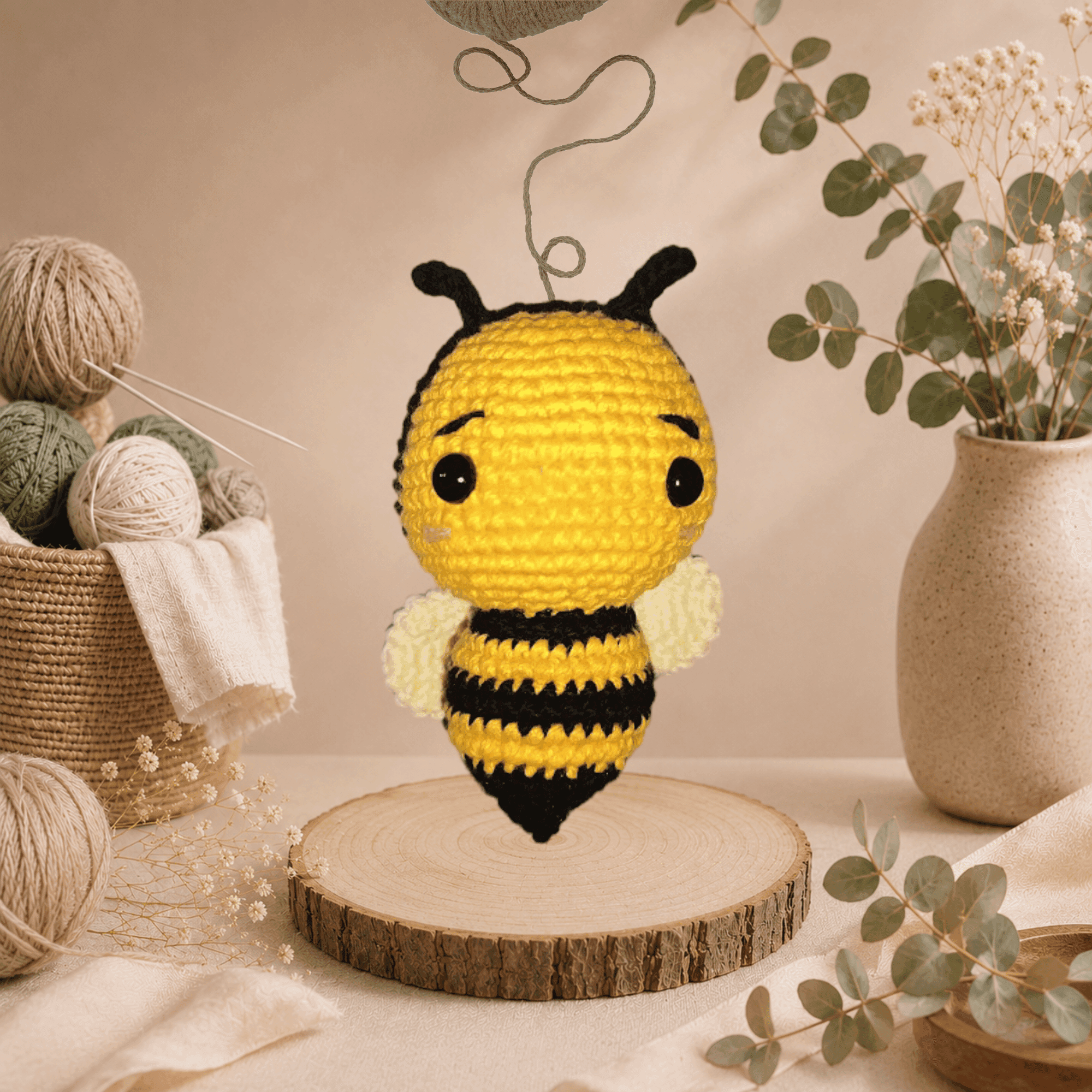Llavero de abeja