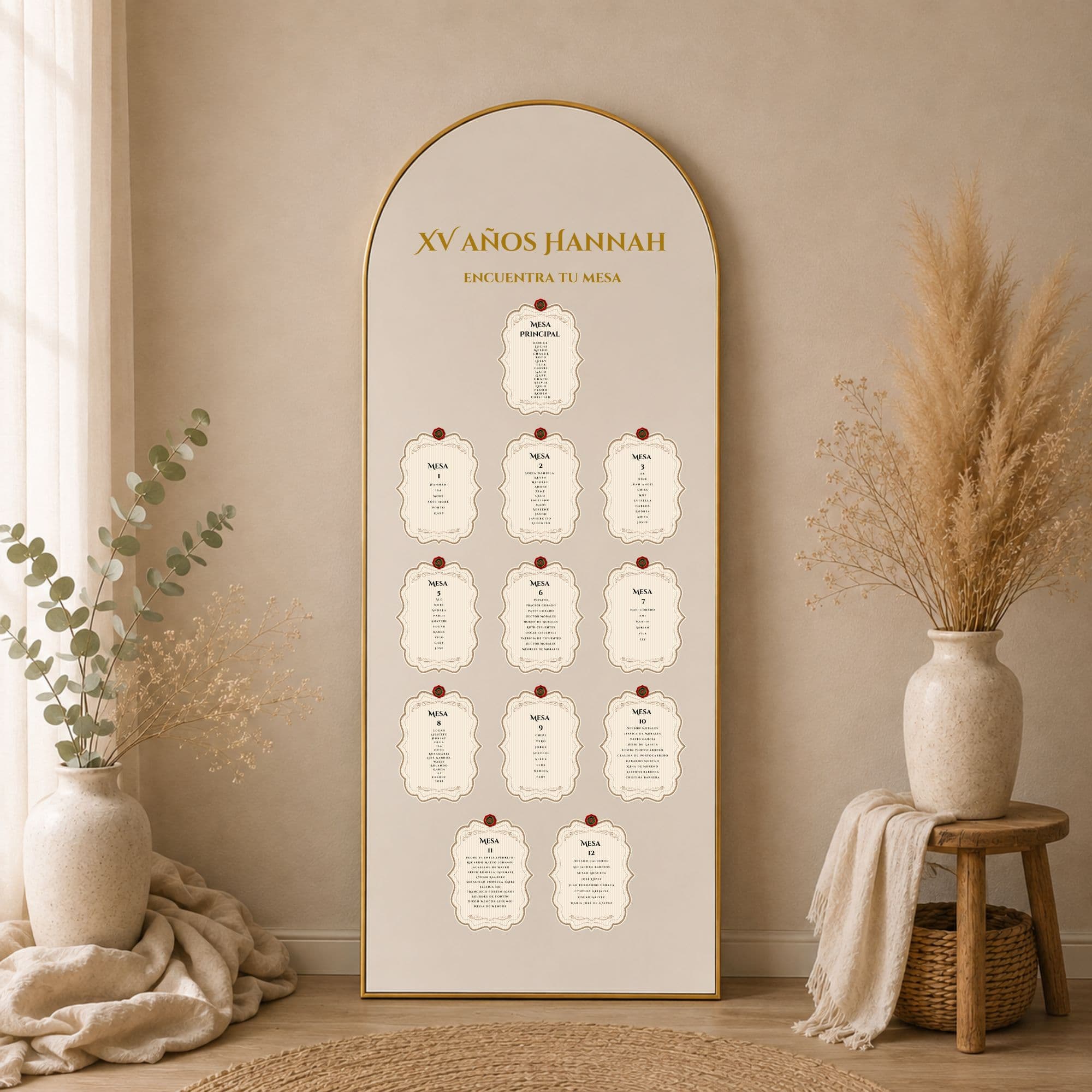 Seating Chart Elegancia Imperial Bella y Bestia