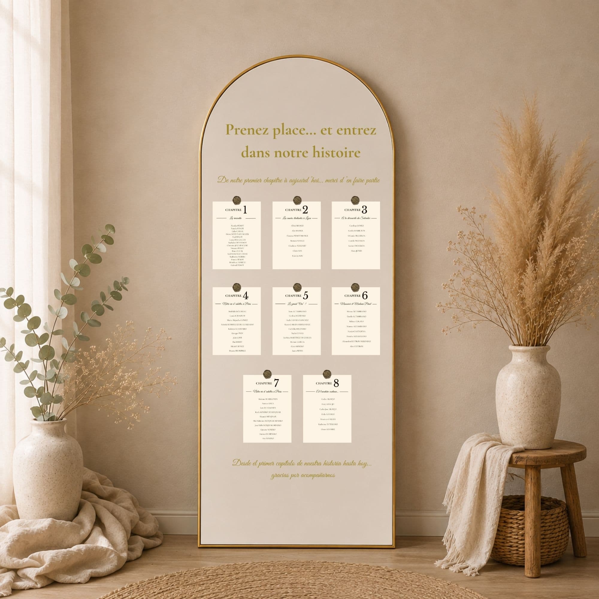 Seating Chart Nuestra Historia de Amor