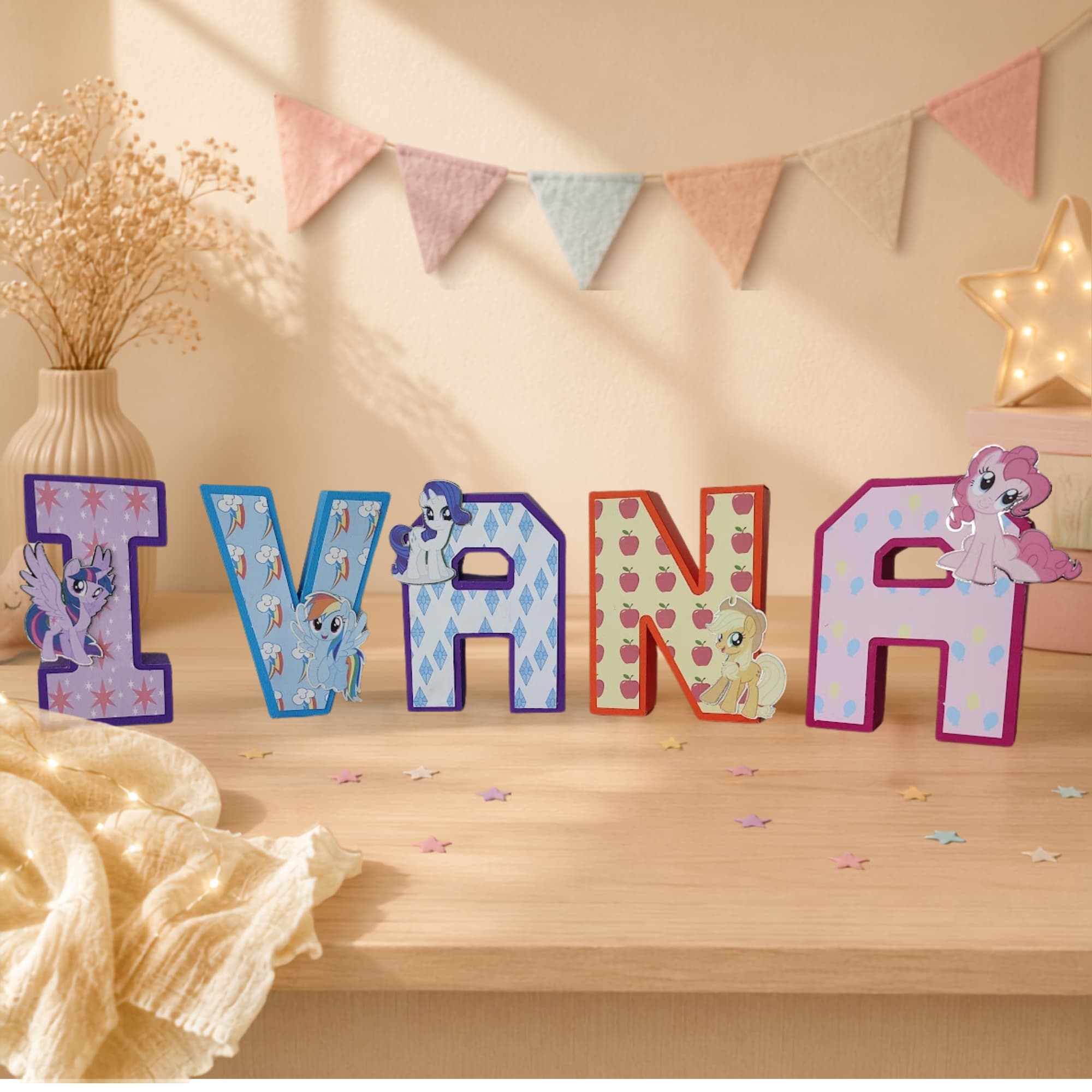 Letras 3D My Little Pony 2