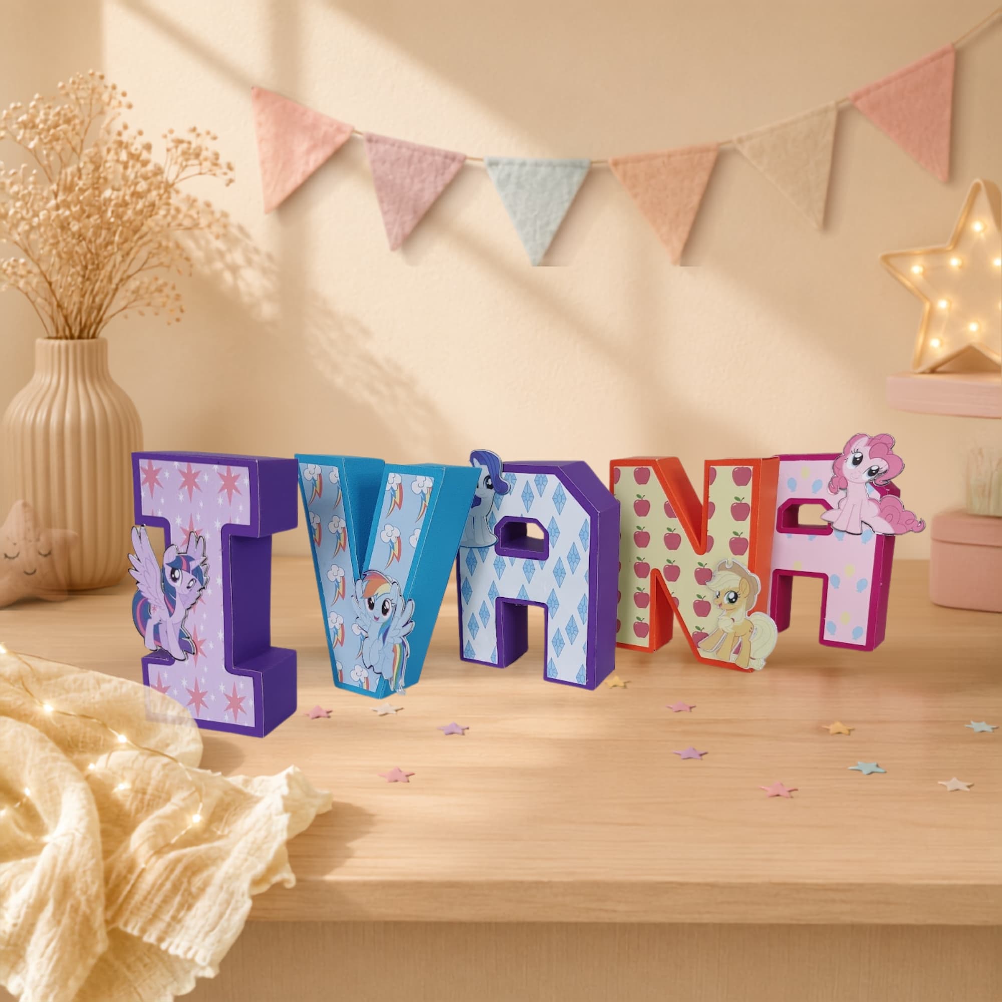 Letras 3D My Little Pony 3