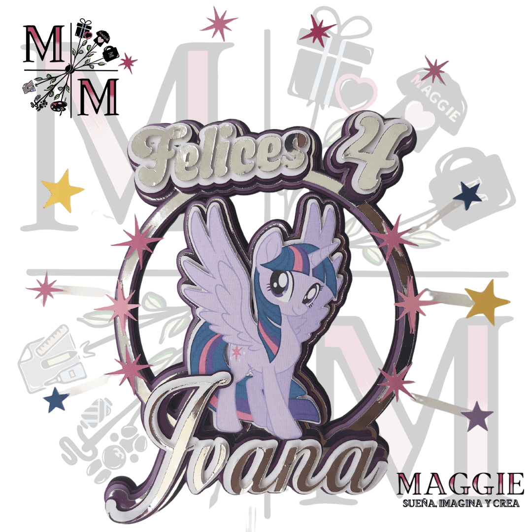 Cake topper My Little Pony